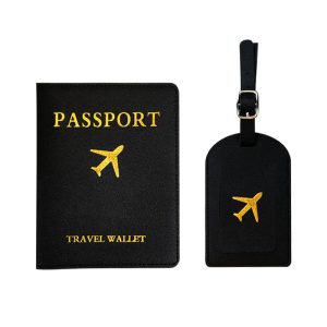 Luggage Tag and Passport Wallet