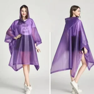 Transparent Rain Poncho